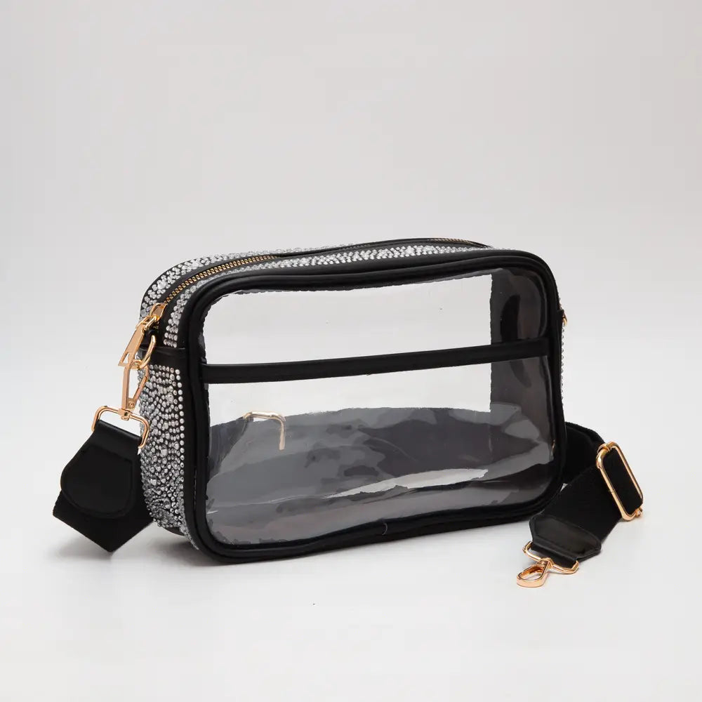 RHINESTONE STADIUM CLEAR BAG